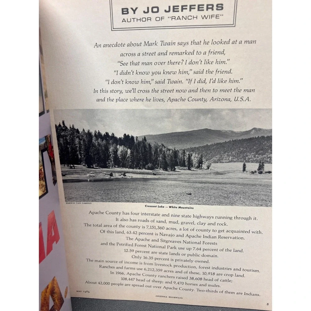 Arizona Highways May 1969 Apache County